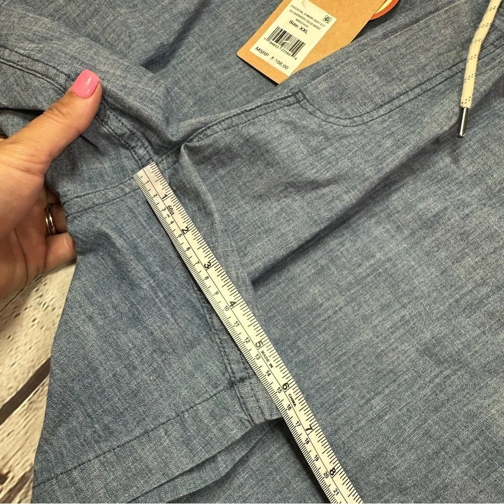 NWT faherty essential chambray short 6.5